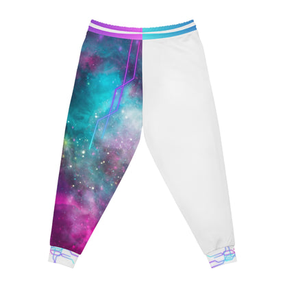 Galaxy Nebula Joggers — Cosmic Purple & Teal Athletic Pants
