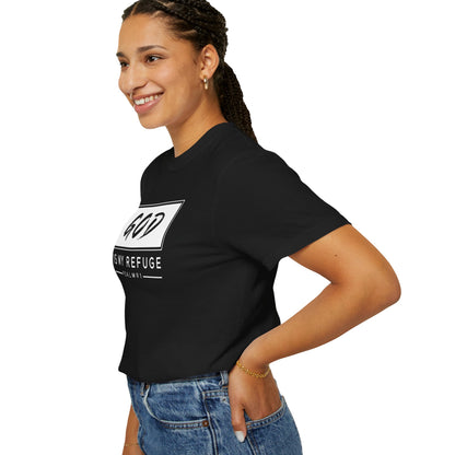 Unisex Garment-Dyed T-Shirt with Inspirational Psalm Design - Faith Tee, Christian Apparel, Gift for Believers, Casual Outfit, Comfort Wear