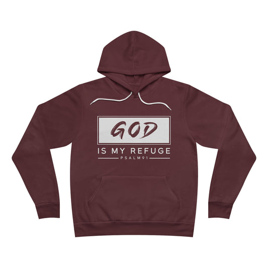 "God is my Refuge" Sponge Fleece Pullover Hoodie