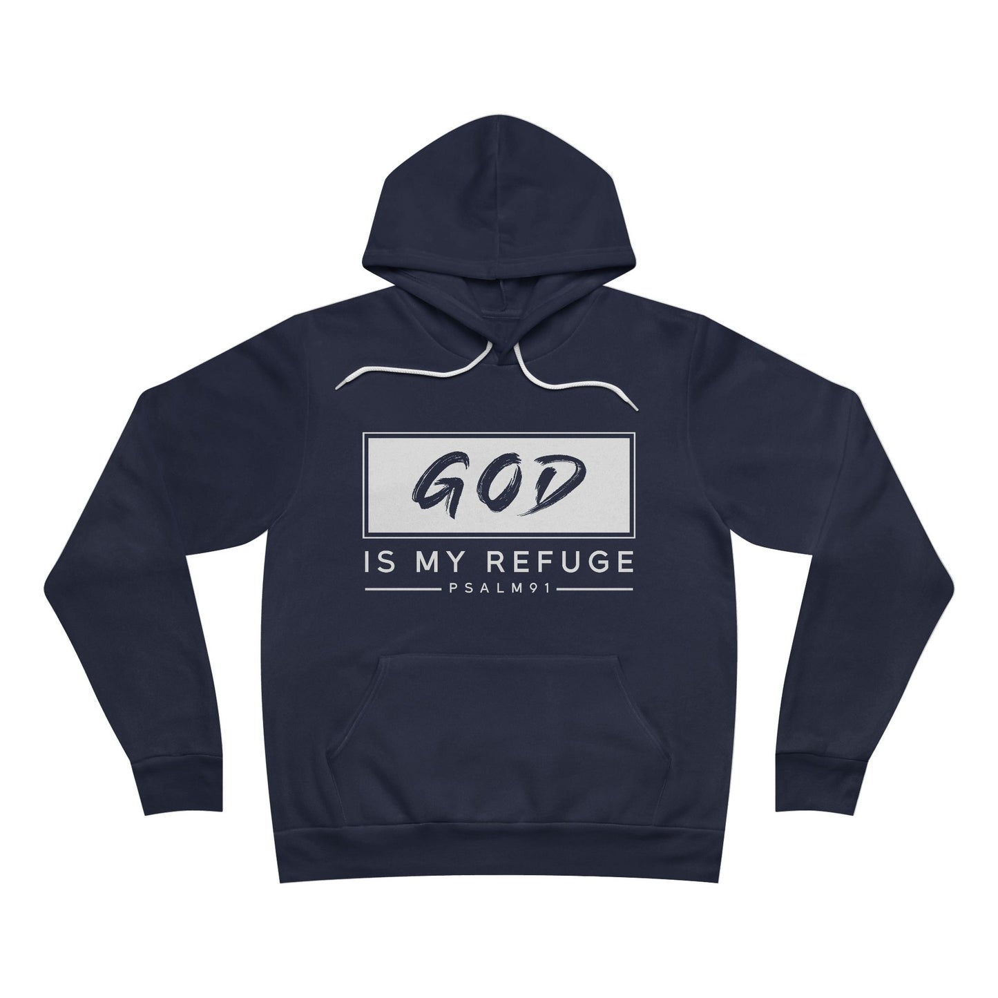 "God is my Refuge" Sponge Fleece Pullover Hoodie
