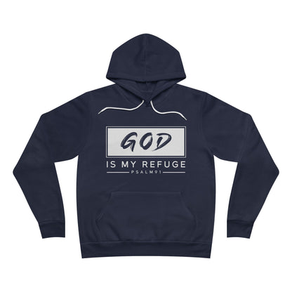 "God is my Refuge" Sponge Fleece Pullover Hoodie