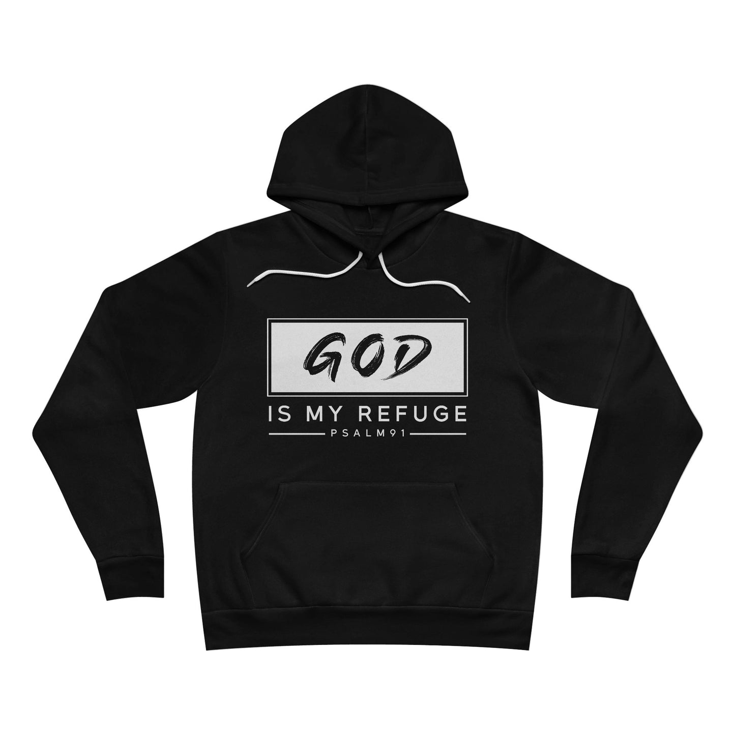 "God is my Refuge" Sponge Fleece Pullover Hoodie