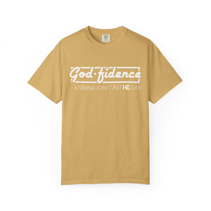 God-fidence Unisex T-Shirt, Motivational Apparel, Faith-Based Gift, Casual Wear, Everyday Inspiration, Perfect for Holidays