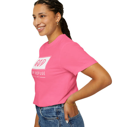 Unisex Garment-Dyed T-Shirt with Inspirational Psalm Design - Faith Tee, Christian Apparel, Gift for Believers, Casual Outfit, Comfort Wear