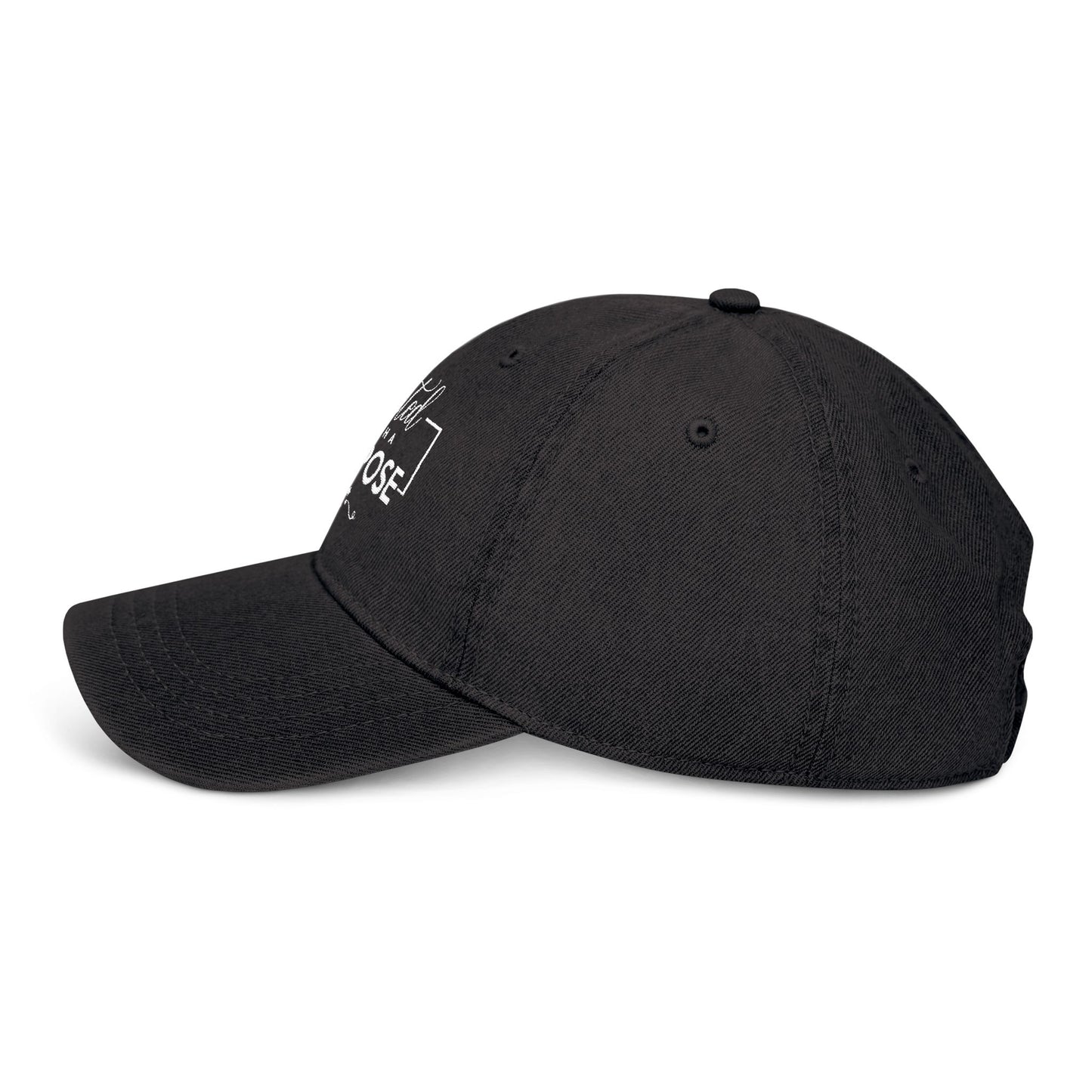 "Created With a Purpose" Embroidered Denim Hat
