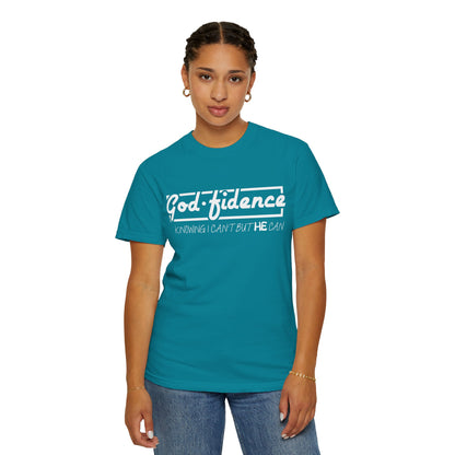 God-fidence Unisex T-Shirt, Motivational Apparel, Faith-Based Gift, Casual Wear, Everyday Inspiration, Perfect for Holidays