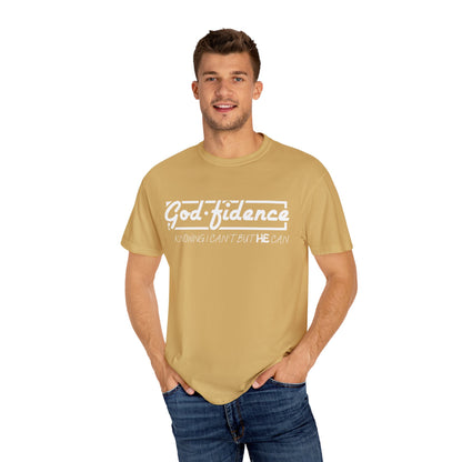 God-fidence Unisex T-Shirt, Motivational Apparel, Faith-Based Gift, Casual Wear, Everyday Inspiration, Perfect for Holidays
