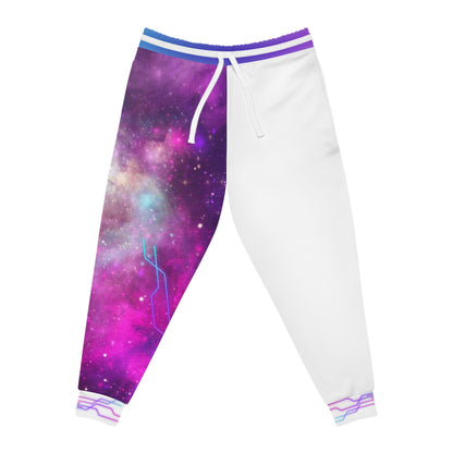 Galaxy Nebula Joggers — Cosmic Purple & Teal Athletic Pants