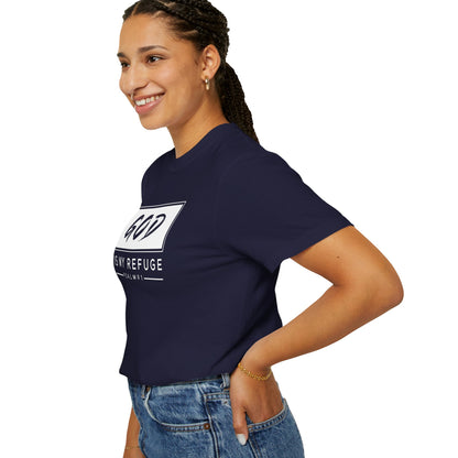 'God is My Refuge' Design - Inspirational Faith Tee